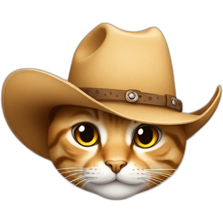 cat with cowboy hat emoji