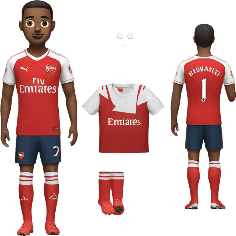 Arsenal kit emoji