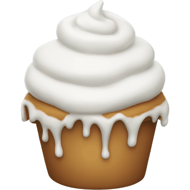 White icing emoji