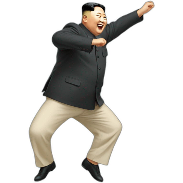 Kim Jung un dancing emoji