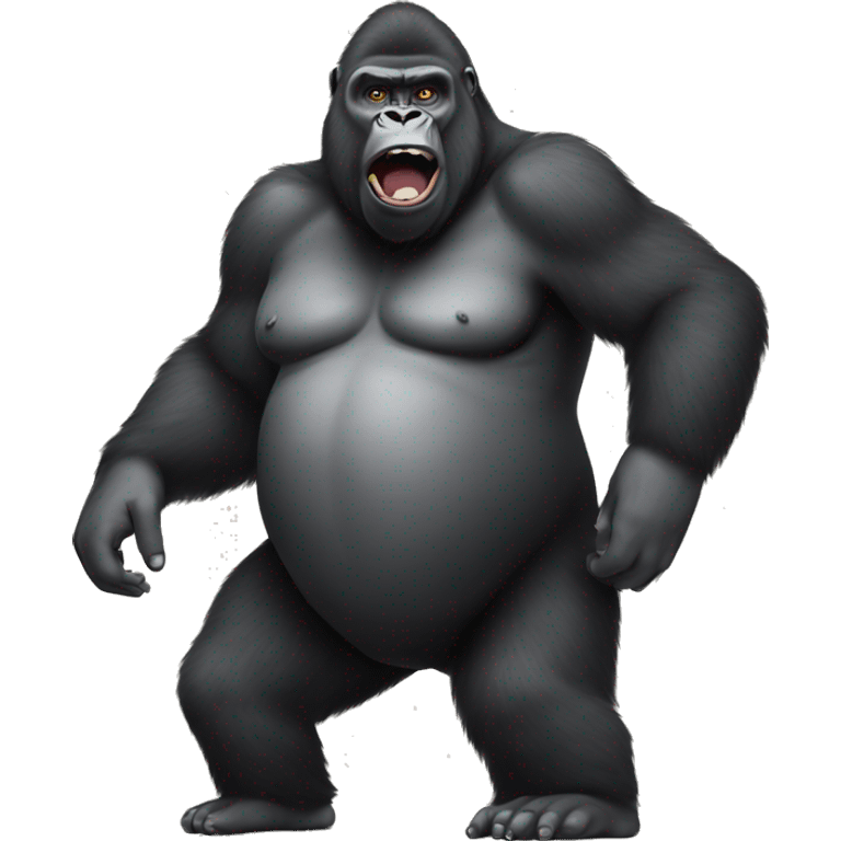 Obese gorilla emoji