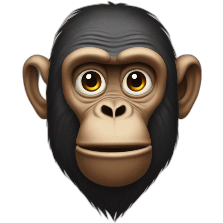 Giga Chad meme Monkey emoji