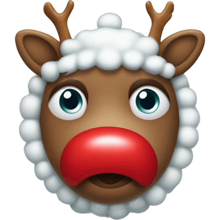 Red Nosed Reindeer emoji