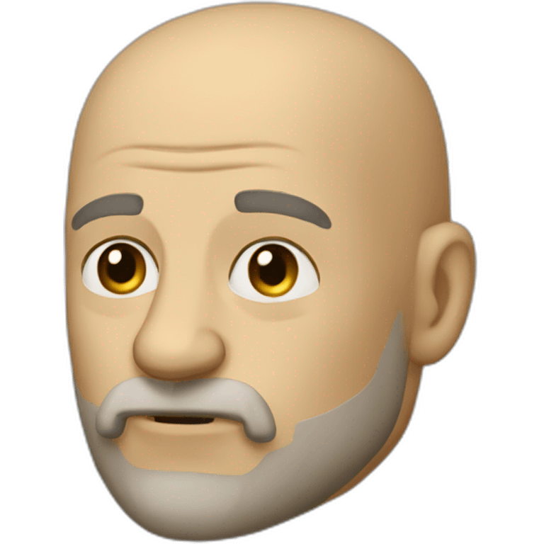 A old knight bald bate palmas emoji