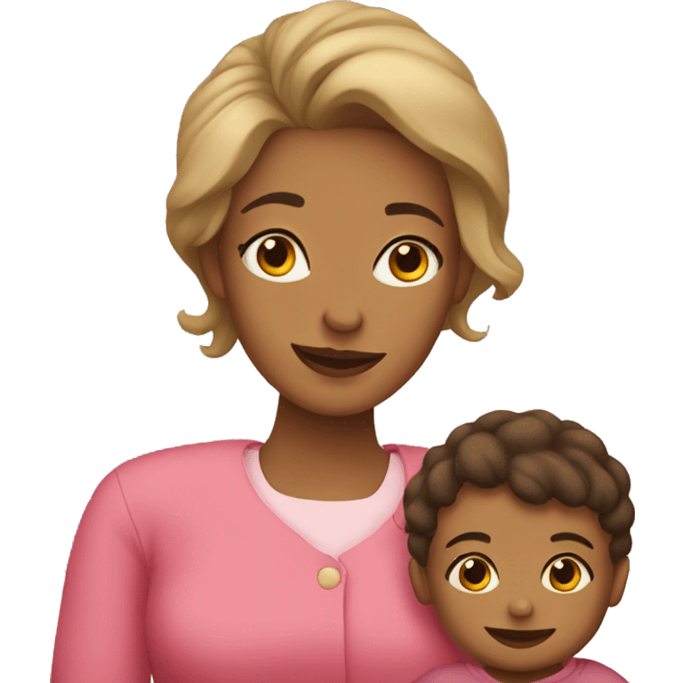 Mom with Baby  emoji