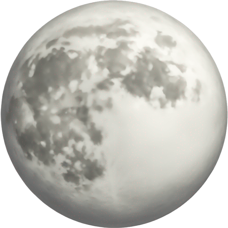 White moon emoji