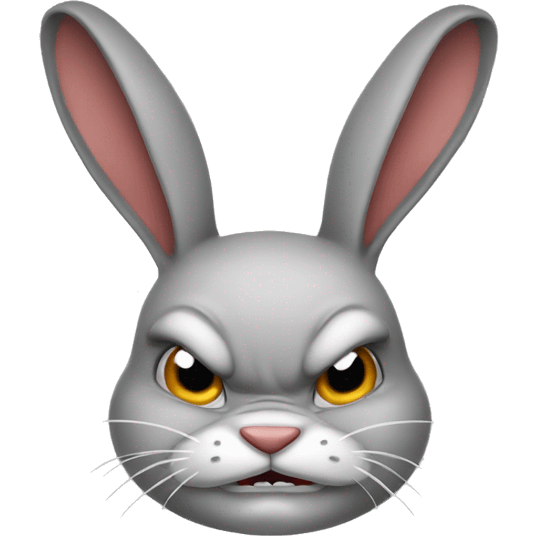 Angry rabbit emoji