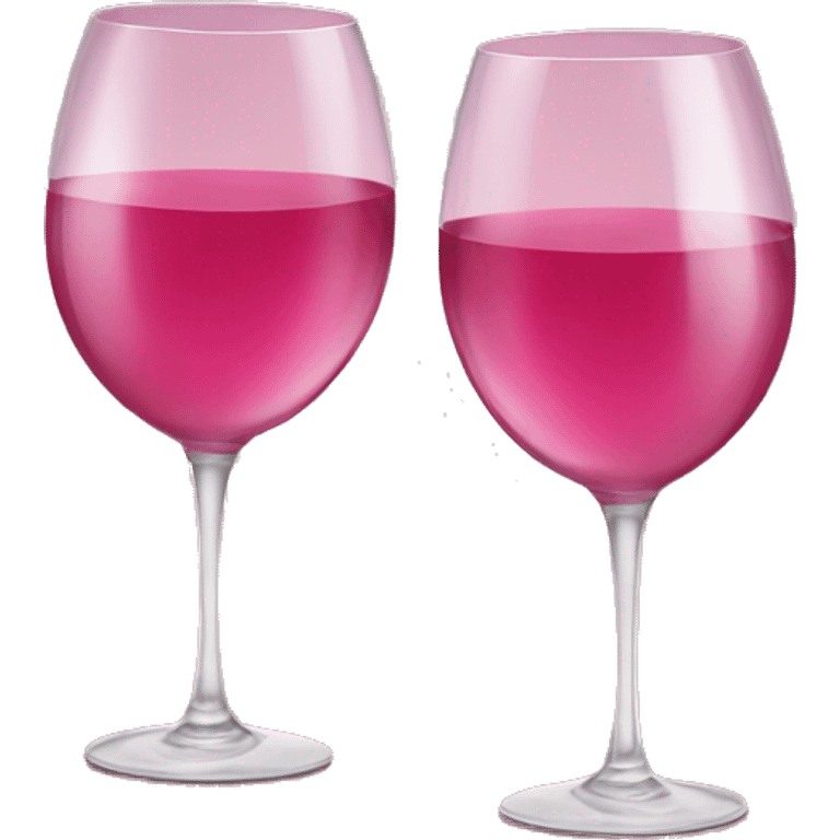 Pink wine emoji