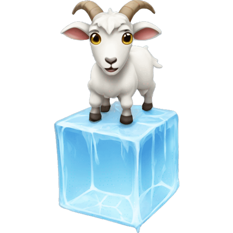 goat ice cube emoji