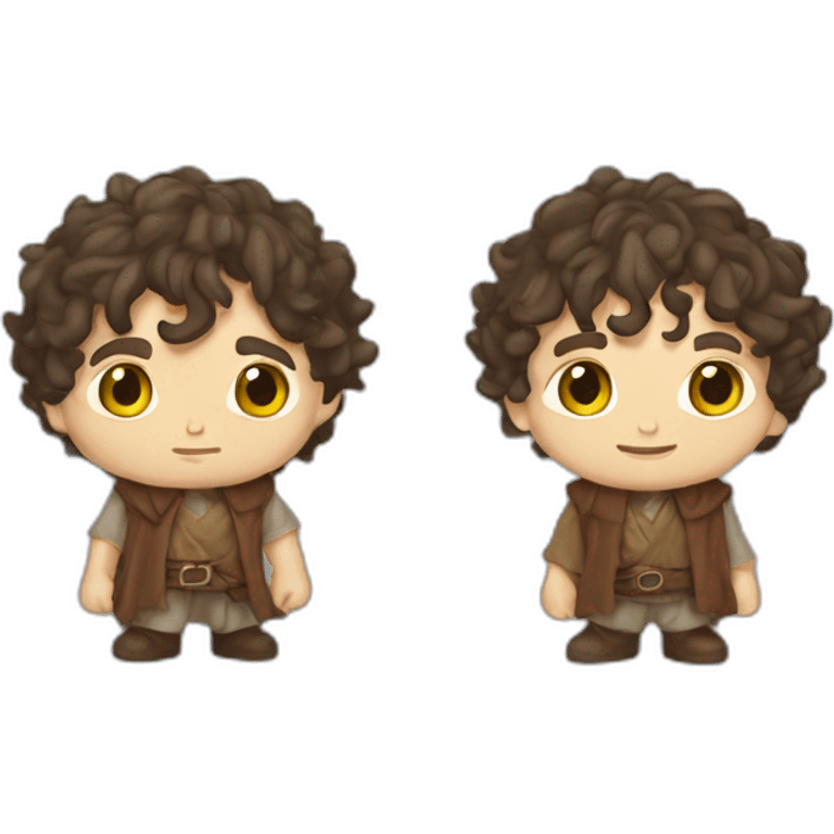 Frodo cuerpo entero dando me gusta emoji