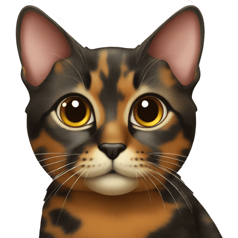 Tortoiseshell cat emoji