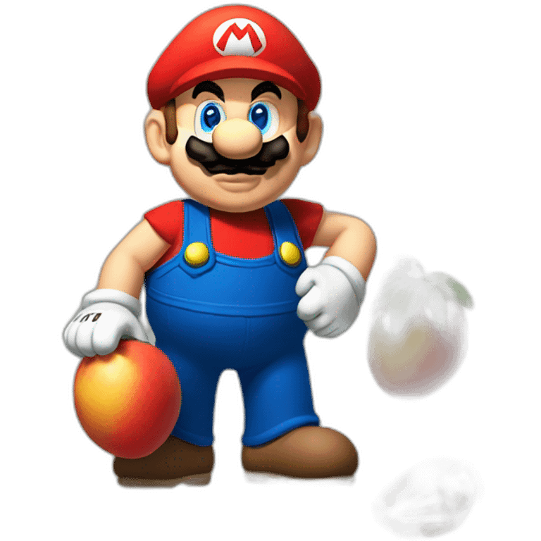 Mario is a mango emoji