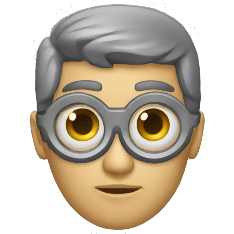 Loira de óculos emoji