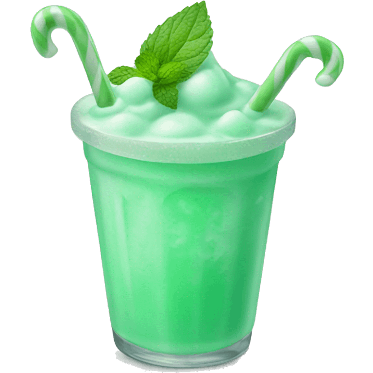 mint green slushy emoji