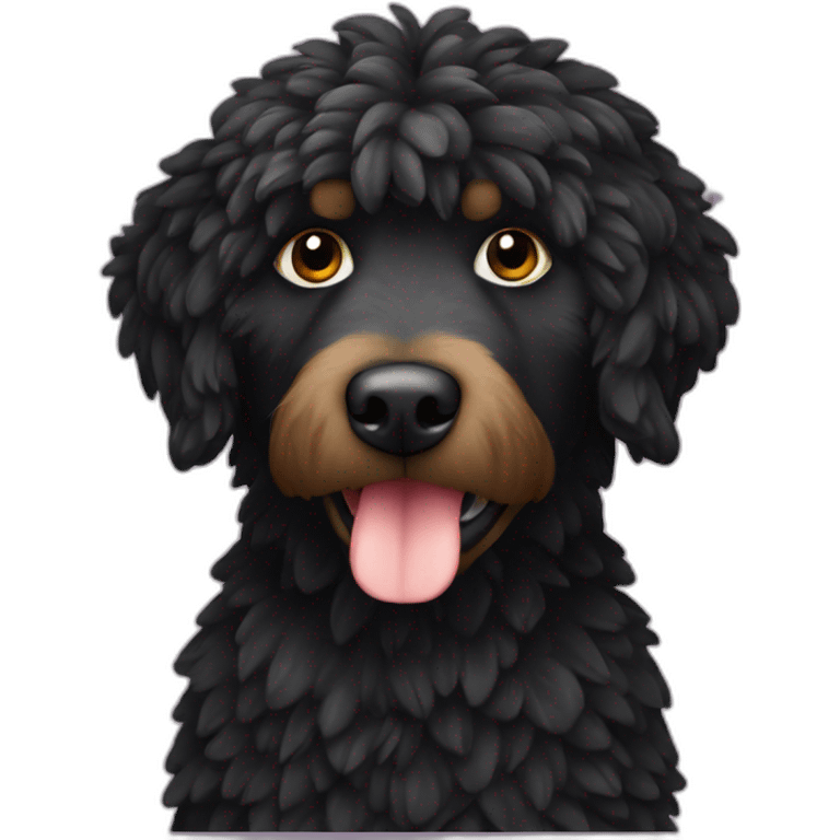 barbet black emoji