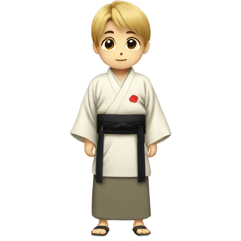 Japan hakama on boy emoji