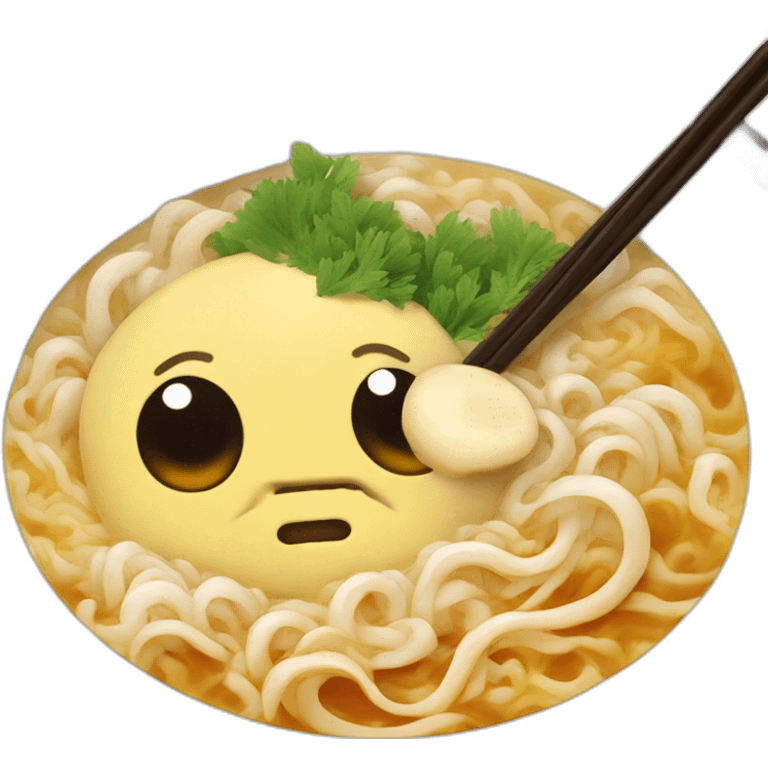 Tonkotsu ramen emoji