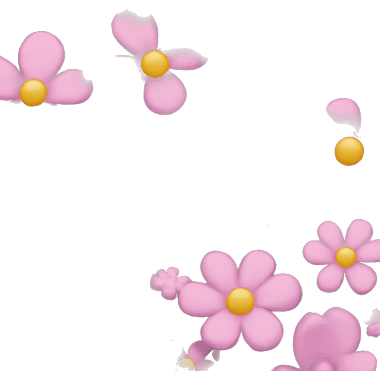 Flowers love emoji