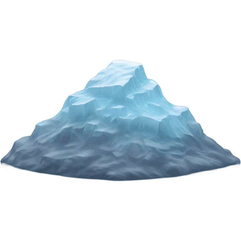 hill with ice on top emoji