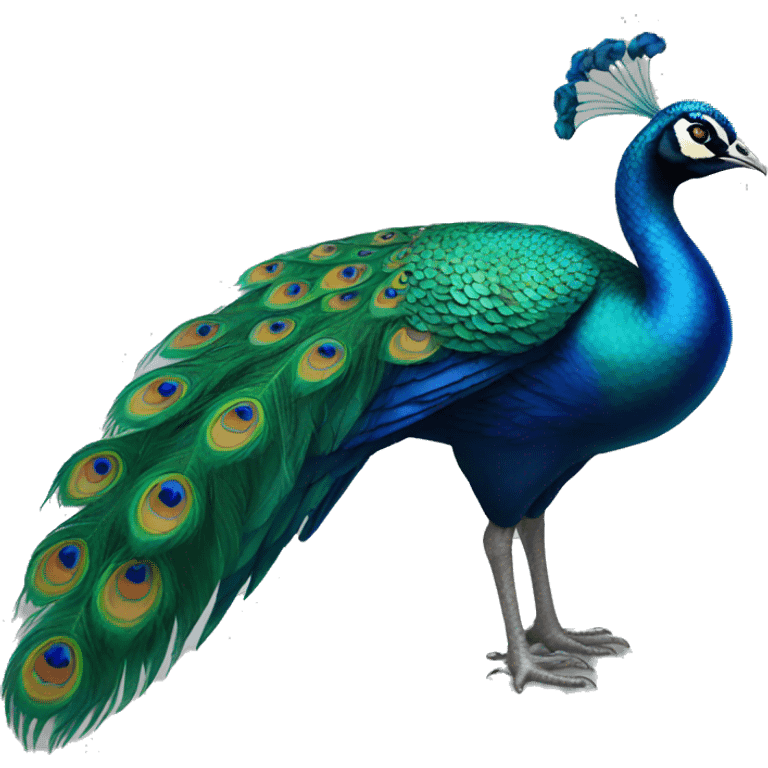 Peacock tail  emoji