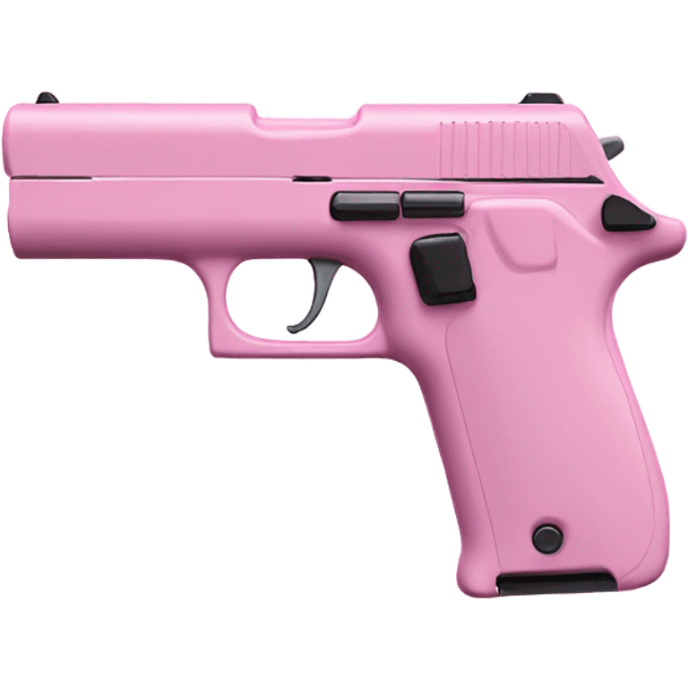 Baby pink gun emoji