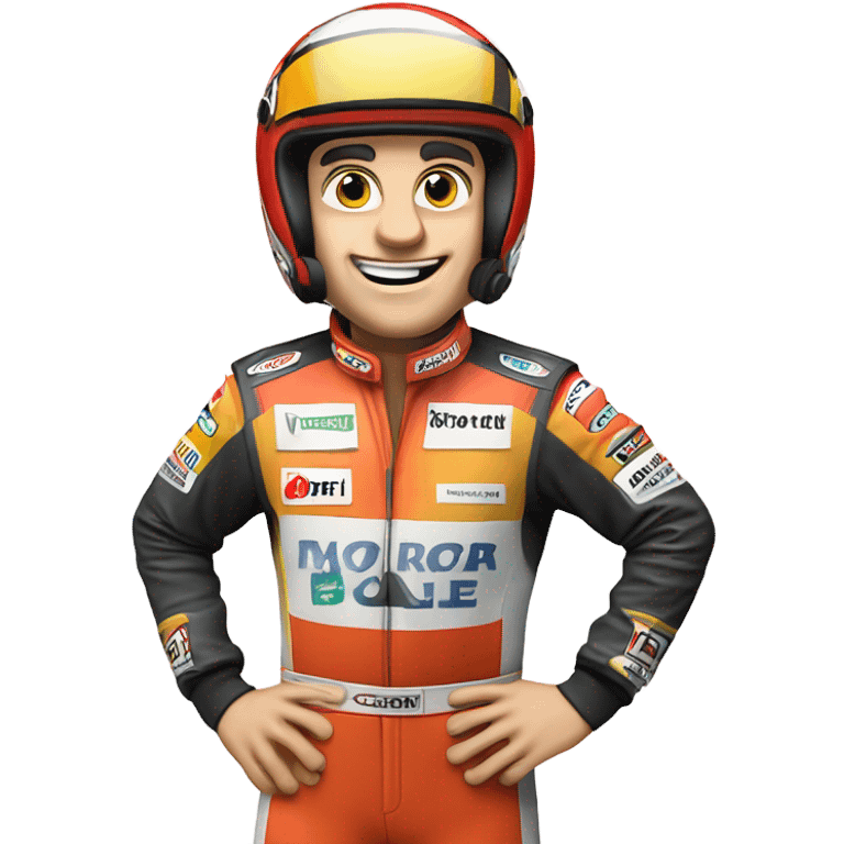 Dorky rally driver British  emoji