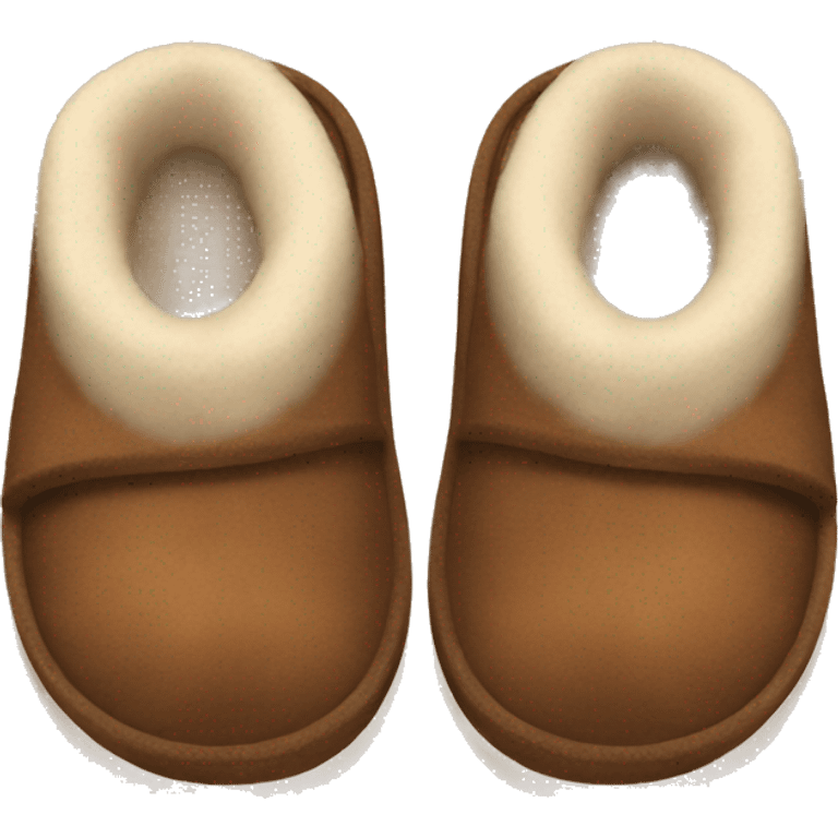 Brown Ugg slippers emoji