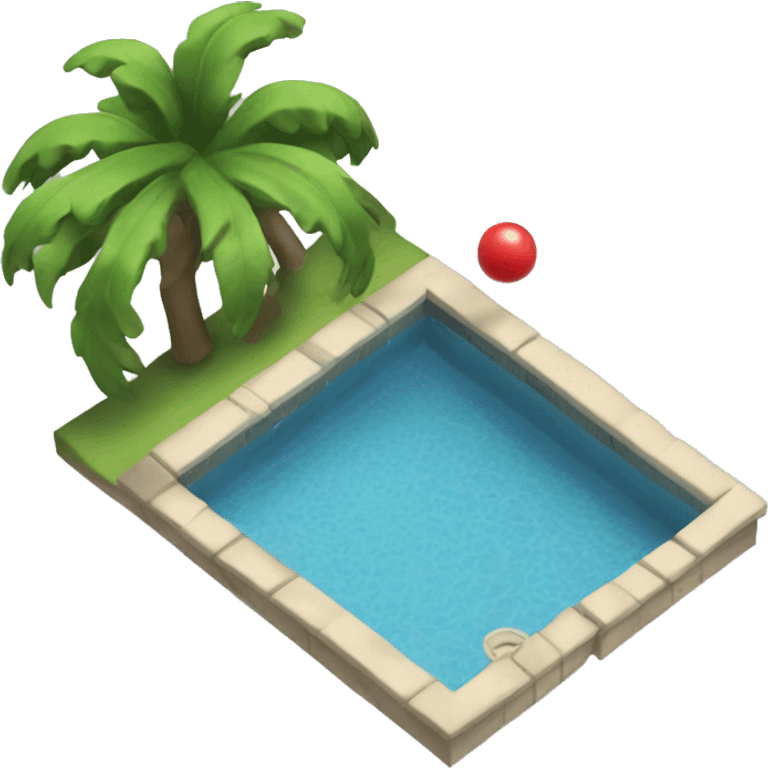 Manchion with pool  emoji