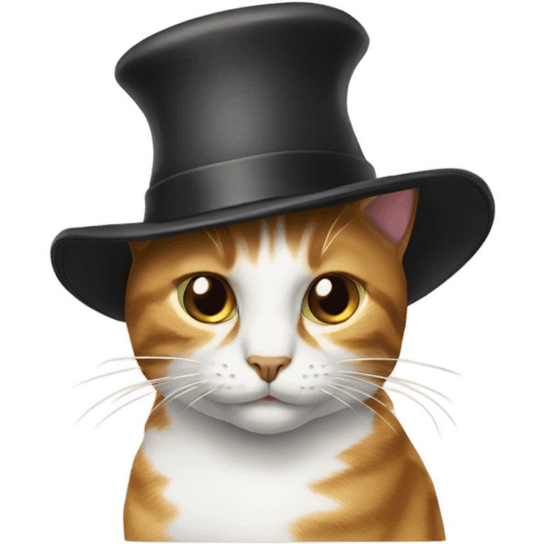 Cat in a hat emoji