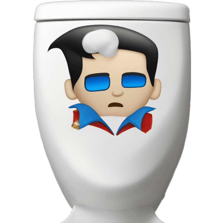 Elvis presley on a toilet emoji