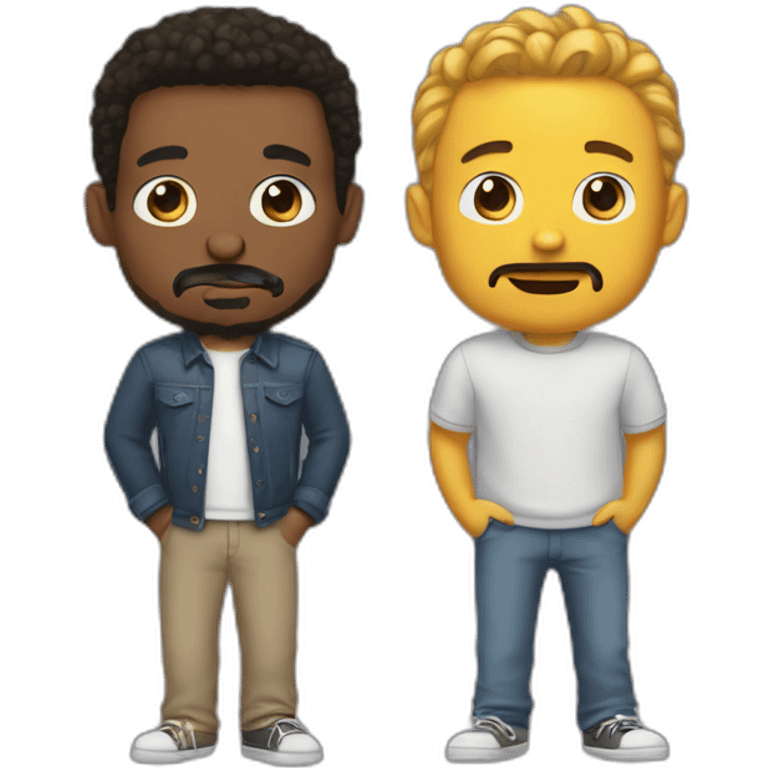 Vinny & Baxter  emoji