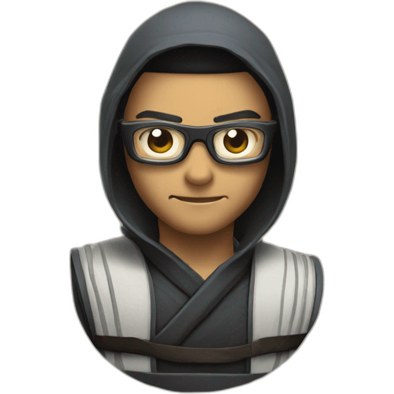 Hankjwimbleton ninja assassin with glasses emoji