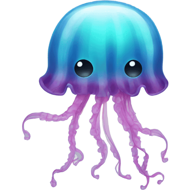 Jellyfish with bow emoji