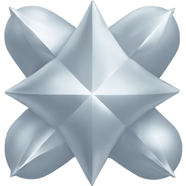 4 point star rounded corner diamond emoji