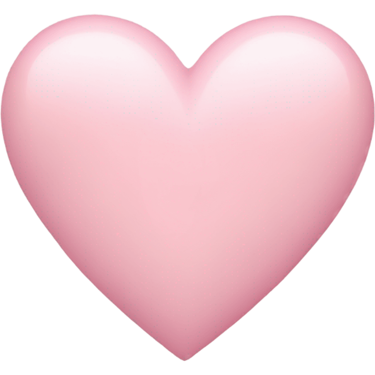 pastel pink heart emoji