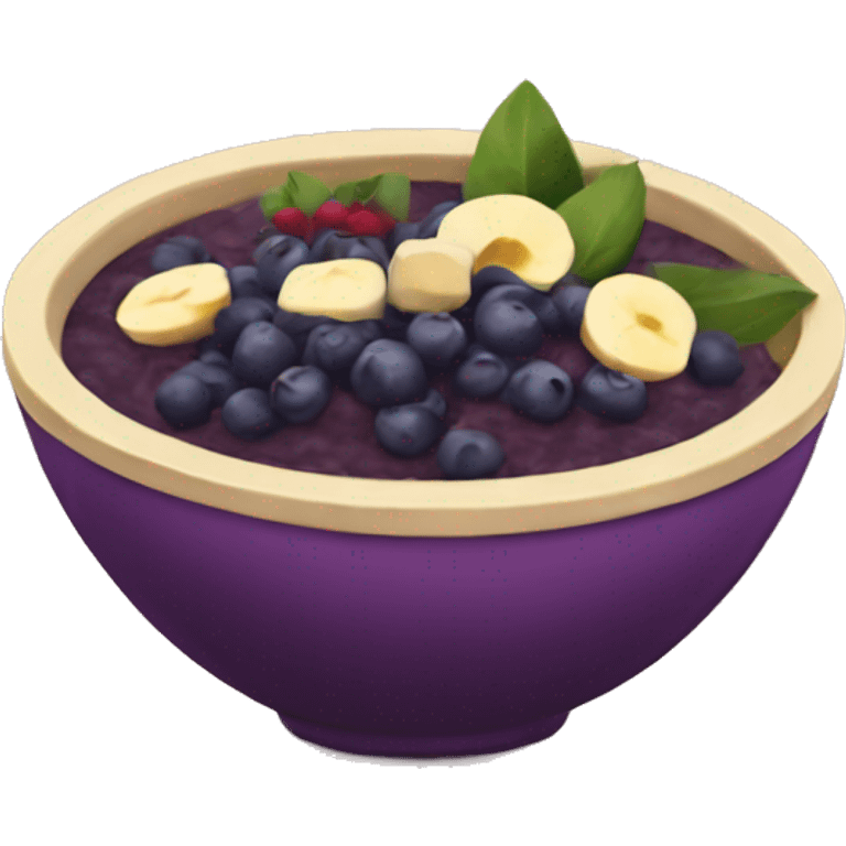 Acai bowl emoji