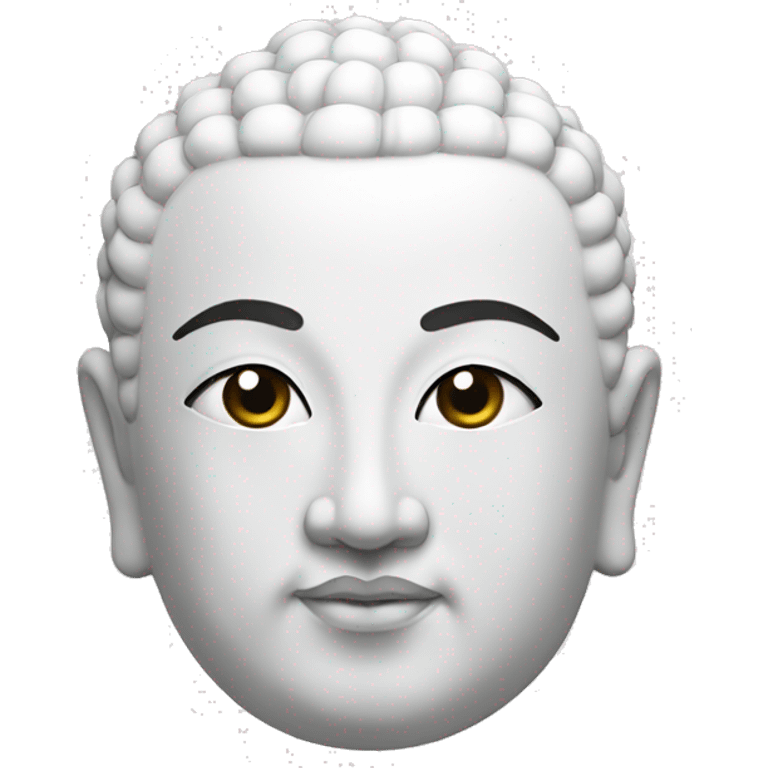 Buddha white emoji