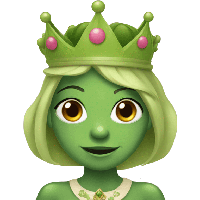 Frog princess  emoji