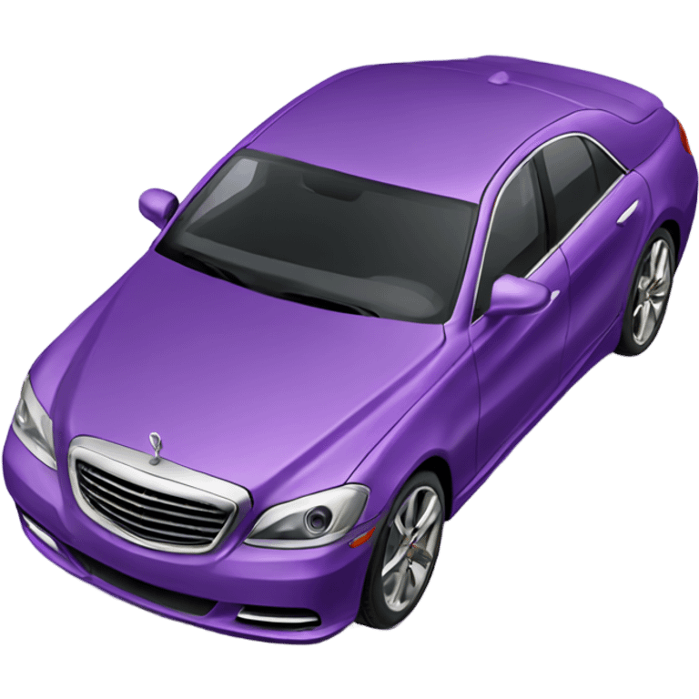 Purple luxury car emoji