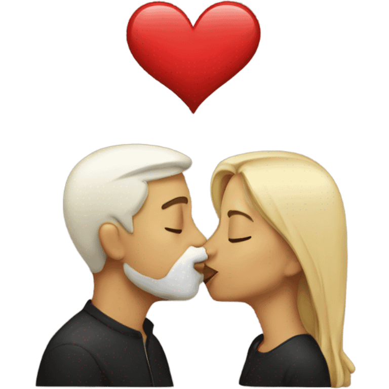 Kissing emoji