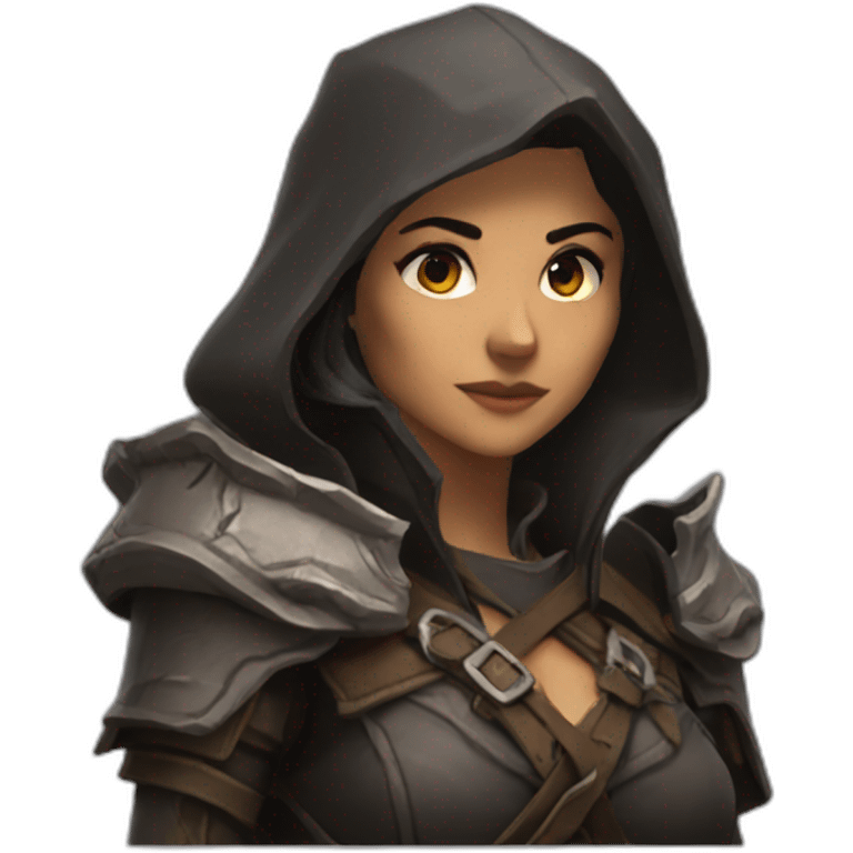 Diablo 4 female rogue emoji