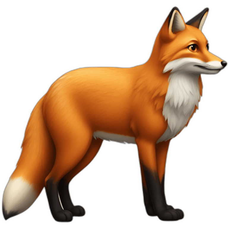 big rear end fox emoji