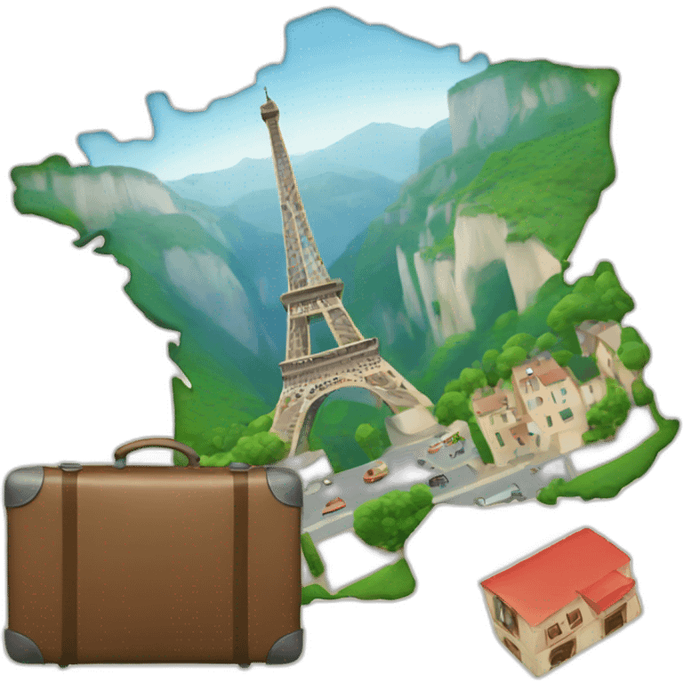 Travel to France emoji