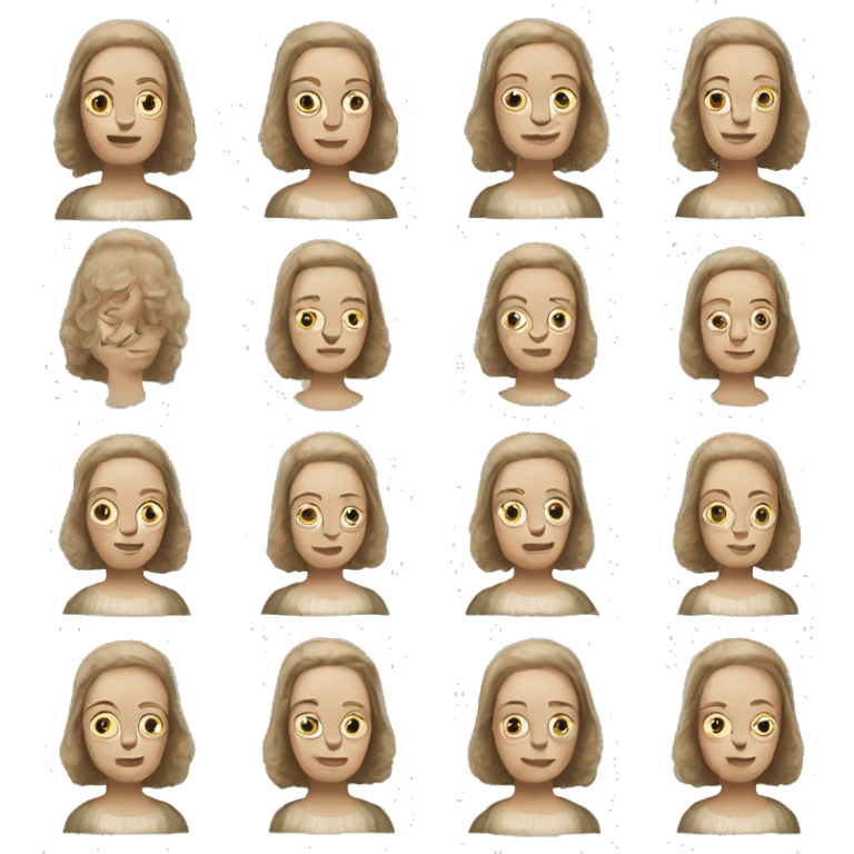 white woman from 1600s virginia emoji