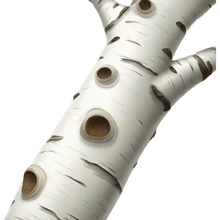 White birch tree emoji