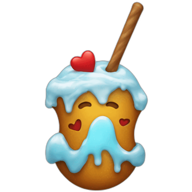 Coeur en glace emoji