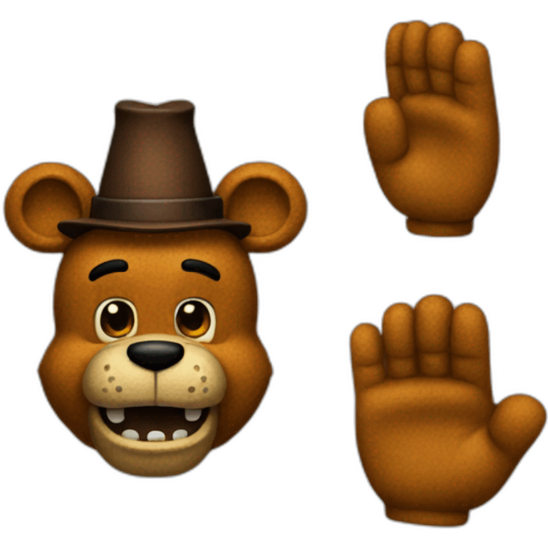 Freddy fazbear emoji