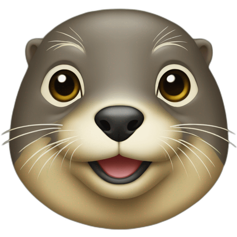 Loutre sur tortue emoji