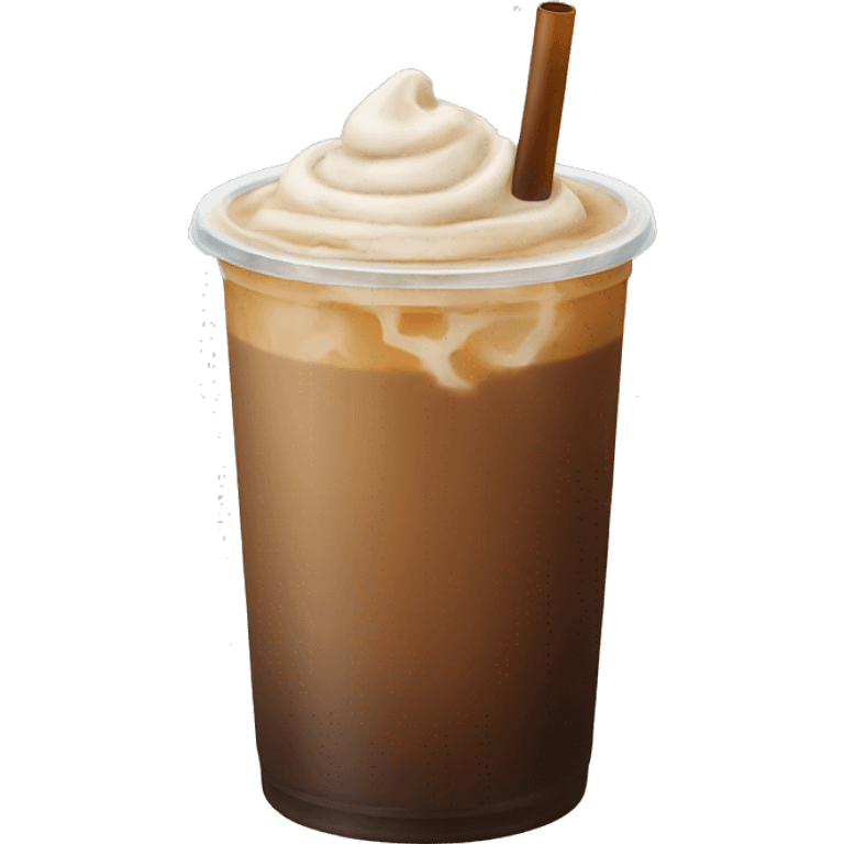 simple iced coffee emoji