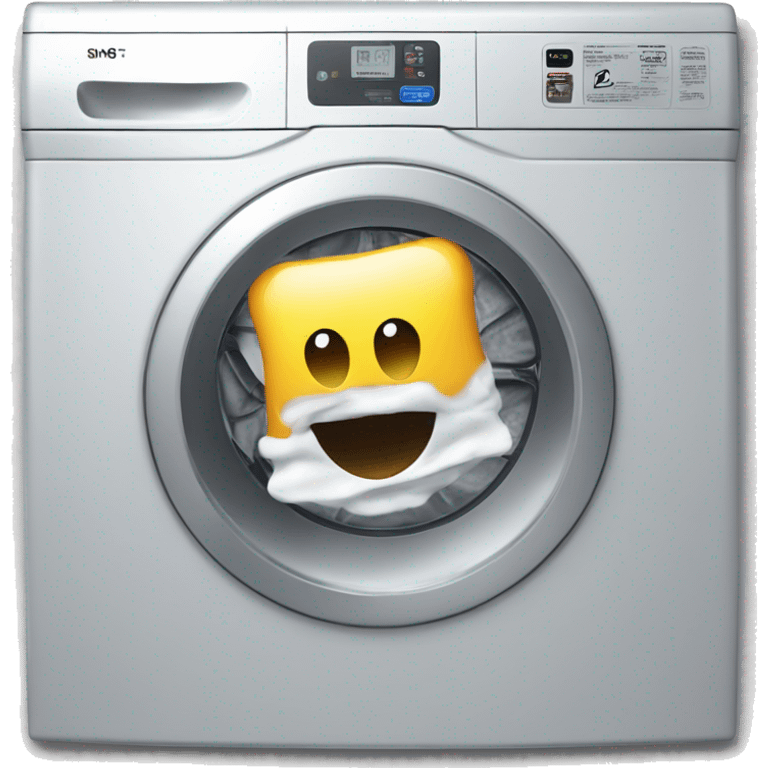 sns in washing machine emoji